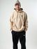 Conjunto Moletom Canguru Blusa De Frio Com Capuz e Calça - Bege