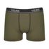 Cueca Boxer Polysuede Verde/Preta