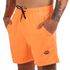 Short Praia Elastano Laranja Neon Liso Masculino Premium