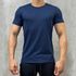 Camiseta Slim Fit Manga Curta Gola Redonda Masculina Marinho