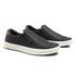 Sapatenis Masculino Casual Couro Ecológico Slip On Confort Ultra Conforto - Preto