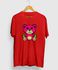 Camiseta Estampada Urso Money Bolado Streetwear Premium - Vermelho