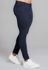 Calça Alfaiataria Skinny Acetinada Sarja Azul Marinho Homem