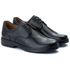 Sapato Comfort Masculino em Couro Preto