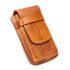 Capa de Couro Premium Bainha Para Celular Passador Caramelo