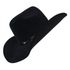 Chapéu Country Montana Premium Preto Aba 10 Aveludado Unissex Bandinha de Couro Com Fivela