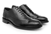 Sapato Social Masculino Oxford Brogue CNS Preto