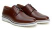 Sapato Casual Masculino Derby CNS Tan