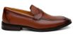 Sapato Social Masculino Mocassim CNS 68005 Whisky e Bronze