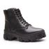 Coturno Bota Feminina Plataforma Camurça Preto 2037 Tradorada Confort Bruna Paula