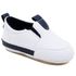 Sapato Tênis Bebe Baby Menino Confort Primeiro Branco Azul