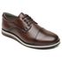 Sapato Casua Social Sport Fino Masculino Luxe Confort Marrom BR2