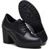 Bota Feminina Preto Fosco Confort Sola Tratorada com Salto com Ziper D'Mazons