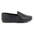 Sapatilha Mocassim Masculina Ortopédico Conforto Couro Preto Granado