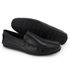 Mocassim Masculino Confoto Couro Preto Anatomico Granado