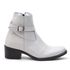 Bota Feminina Ankle Branco