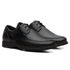 Sapato Masculino Esporte Fino Floater Preto (Amarrar) - Linha Rochedo