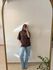 T-SHIRT OVERSIZED ROMA MARROM