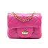 Bolsa Rosa Couro - Pink