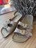 Chinelo Flat Slide Carrano Couro Suede Bege 2909