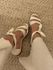 Sandália Carrano Flat Twist Lace Off White 1609