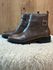 Bota De Couro CS Shoes Com Salto E Fivela Marrom