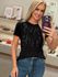 Tshirt Lez a Lez Em Malha Com Estampa Preto 