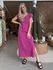 Vestido Youbasic Longo Rosa 1609
