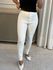 Calça Vanews Skinny Em Ponto Roma Off White 