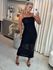 Vestido Midi Crochet Style Preto