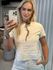 T-shirt Vanews De Linho Bege