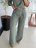 Calça De Linho 100% Italiano Cris Verde 