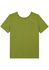 T-shirt Lez a Lez De Algodão Com Bordados Vazados Verde Abacate 2110 