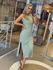 Vestido Youbasic Canelado Zurique Verde Fiji 1909