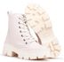 Coturno Tratorado Feminino Off White
