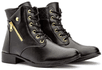 BOTA MONTARIA CANO CURTO SINTÉTICO PRETO
