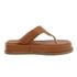 Sandália Damers Feminina Papete Flat Caramelo