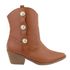 Bota Damers Feminina Western Boton Lateral