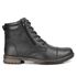 Coturno Damers Masculino Trama Zíper Lateral Preto
