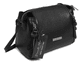 Bolsa Feminina Couro Legitimo Pequena Transversal Preta Ref:DM-07