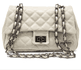 Bolsa Feminina Media Couro Legitimo OFF WHITE REF:DM-17M