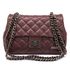 Bolsa Feminina Media Couro Legitimo Marsala DM-17M