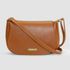 Bolsa media couro legitimo caramelo ref: DM-08