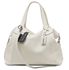 Bolsa grande couro legitimo off white ref:DM-01