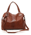 Bolsa grande couro legitimo croco caramelo ref:DM-01CR