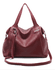 Bolsa grande couro legitimo bordo ref:DM-01