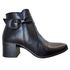 Bota em Couro Preto c/ Salto