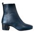Bota em Couro Azul Marinho c/ Salto