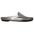 Mocassim em Couro Prata