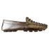 Mocassim Em Couro Ouro / Spike